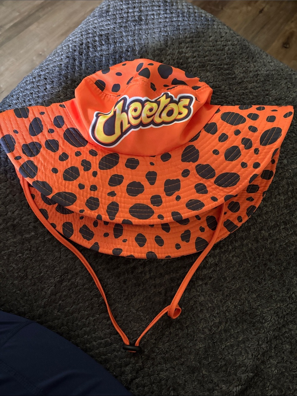Orange Logo Bucket Hat – Men’s Branded Sun Hat